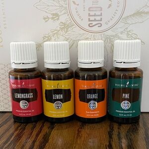 Lemongrass,lemon,orange,pine